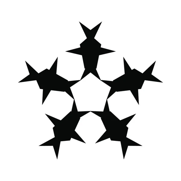 Star Symbol Einfache Illustration Von Sternenvektorsymbolen Für Das Web — Stockvektor