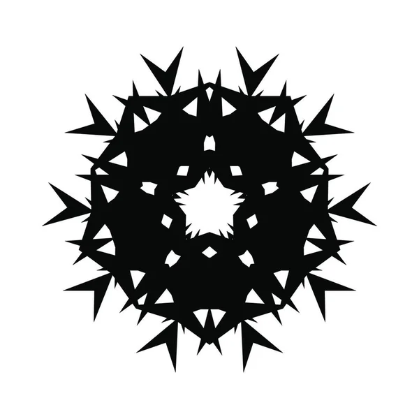 Disegno Geometrico Astratto Bianco Nero Illustrazione Vettoriale — Vettoriale Stock