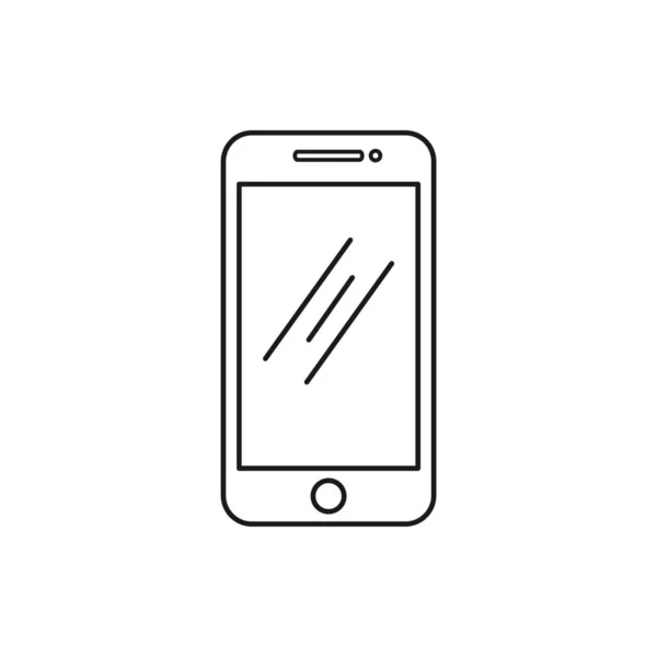 Modelo Design Ilustração Vetor Ícone Logotipo Smartphone —  Vetores de Stock