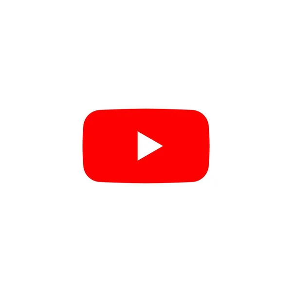 Jogar Botão Youtube Ícone Logotipo Vetor Ilustração Design —  Vetores de Stock