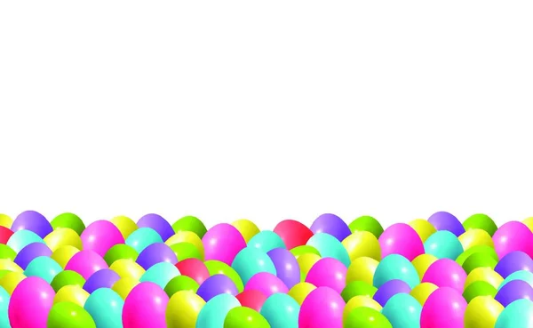Barevné Balónky Izolované Bílém Pozadí — Stockový vektor