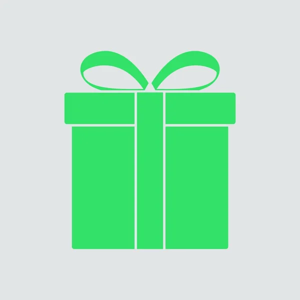 Icono Caja Regalo Ilustración Vectorial — Vector de stock