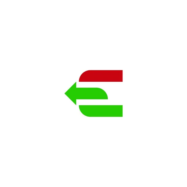 Letter Logo Pictogram Ontwerp Vector Illustratie Template — Stockvector
