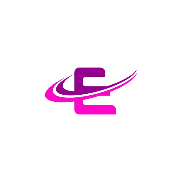 Lettera Logo Icona Disegno Vettoriale Illustrazione Modello — Vettoriale Stock