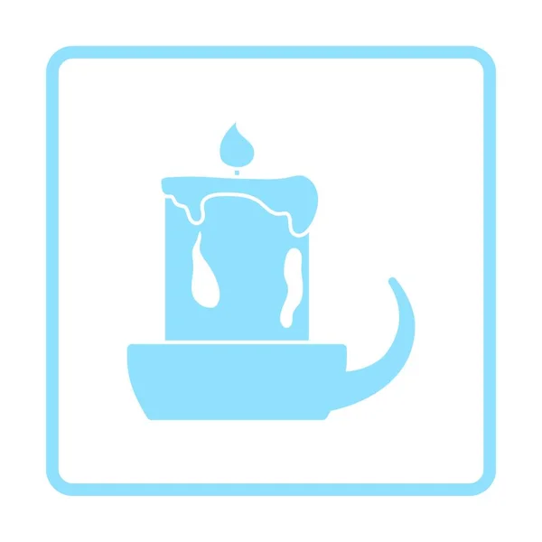 Ikona Svíčky Jednoduché Ilustrace Vektorových Ikon Hořících Svíček Pro Web — Stockový vektor