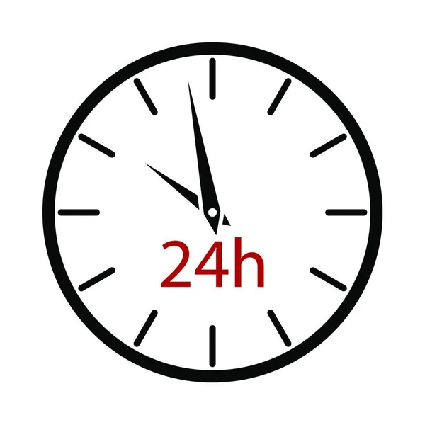 Ilustración Vectorial Icono Reloj — Vector de stock