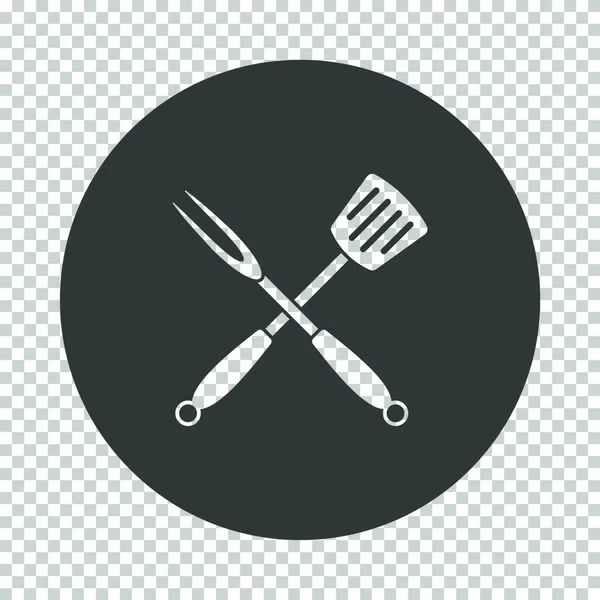 Fork Icon Vector Concept Illustration Design — Stock Vector