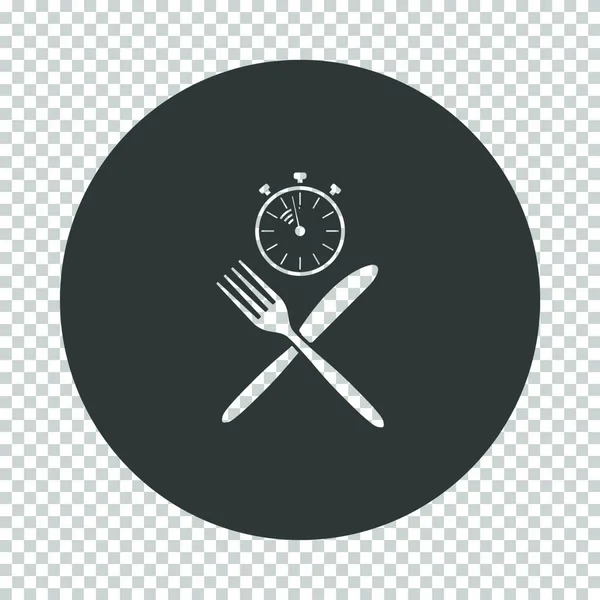 Icono Del Menú Del Restaurante Ilustración Vectorial — Vector de stock