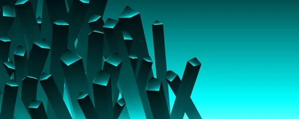 抽象幾何学的テクスチャバナーデザイン ベクトルイラスト — ストックベクタ