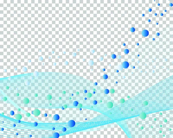 Абстрактний Фон Прозорими Бульбашками Векторна Ілюстрація — стоковий вектор