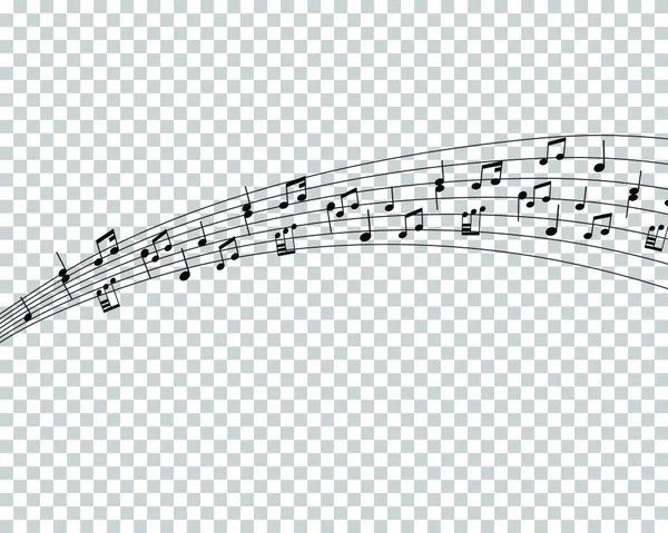 Векторна Ілюстрація Музичного Фону — стоковий вектор
