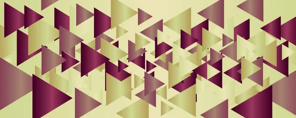 Éléments Vectoriels Complets Bannière Web Géométrique Abstraite — Image vectorielle