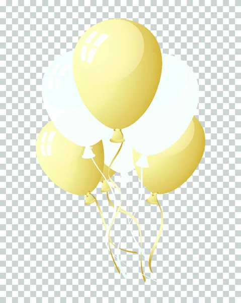 Ρεαλιστική Διανυσματική Απεικόνιση Αερόστατων — Διανυσματικό Αρχείο