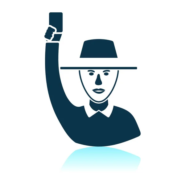 Человек Значком Шляпы Плоская Иллюстрация Векторных Значков Хакеров Веб Дизайна — стоковый вектор