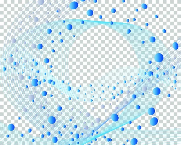 Abstracte Water Achtergrond Met Transparantie Grid Rug Vector Illustratie — Stockvector