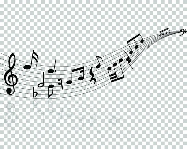 Εικονίδιο Σημείωμα Μουσικής Εικονογράφηση Διανύσματος — Διανυσματικό Αρχείο
