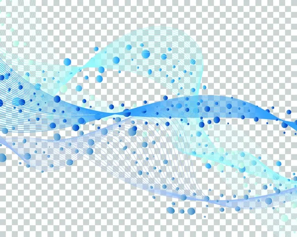 Абстрактний Фон Хвилями Хвилями Векторна Ілюстрація — стоковий вектор