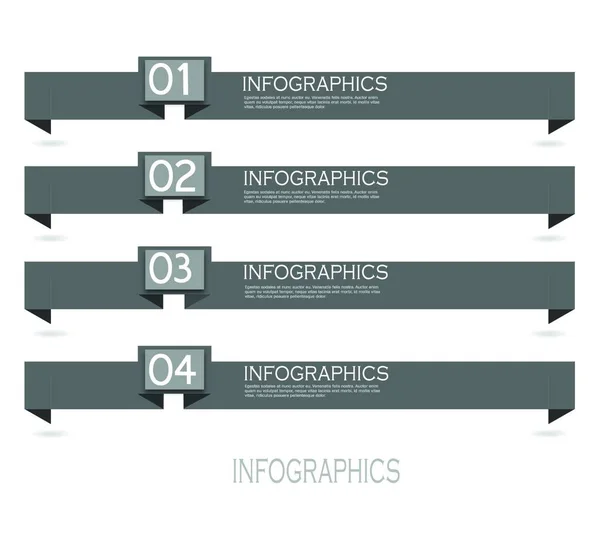 Plantilla Diseño Moderno Puede Utilizar Para Infografías Banners Para Diseño — Vector de stock