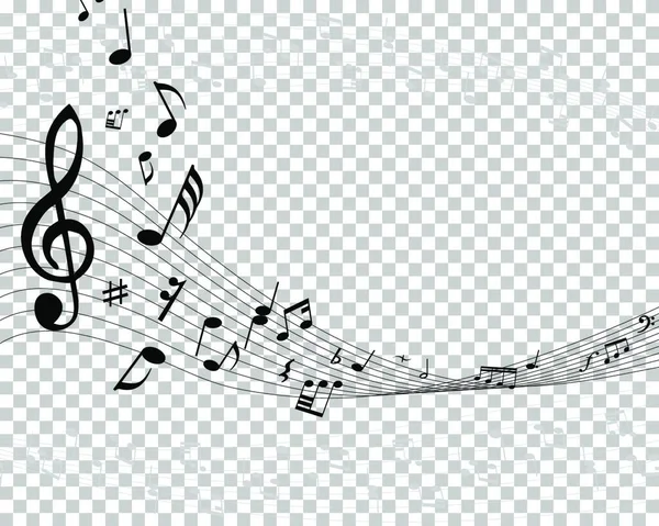 Vector Ilustración Nota Musical — Archivo Imágenes Vectoriales