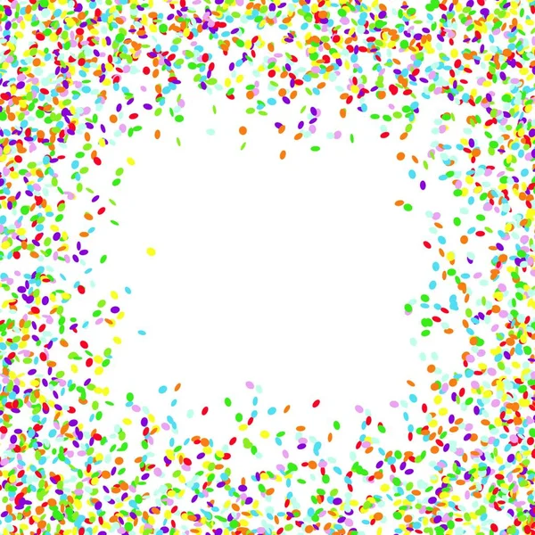 Kleurrijke Confetti Achtergrond Vectorillustratie — Stockvector