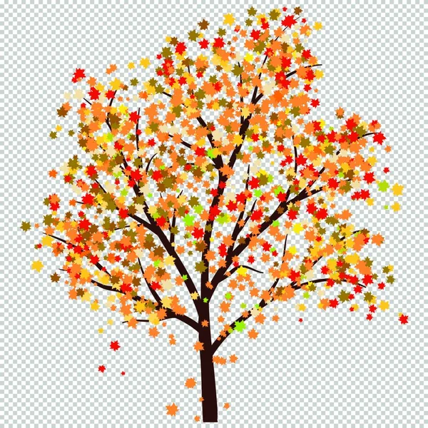 Feuilles Automne Illustration Vectorielle — Image vectorielle