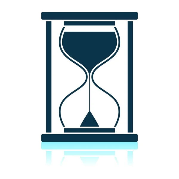 Icono Del Reloj Arena Ilustración Vectorial — Archivo Imágenes Vectoriales