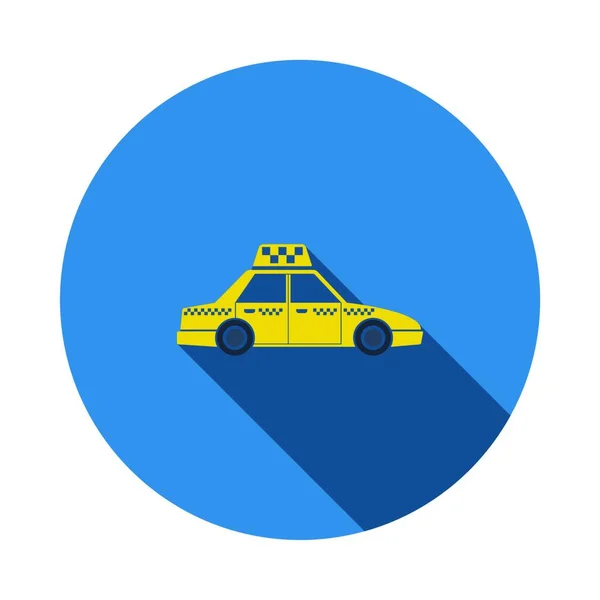 Taxi Car Icon Vector Illustration — Stock Vector