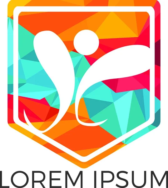 Logo Design Vorlage Für Klinik Krankenhaus Medizinisches Zentrum Arzt Und — Stockvektor