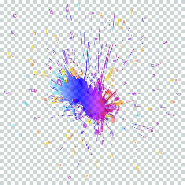 Confeti Colorido Brillante Sobre Fondo Transparente Ilustración Vectorial — Vector de stock