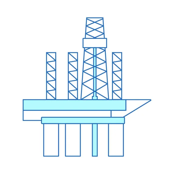 Industrielle Industrie Hochbau Vektor Illustration — Stockvektor