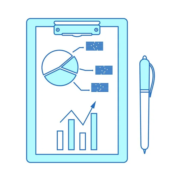 Företag Och Finans Statistik Analys Data Analys Rapport Diagram Diagram — Stock vektor