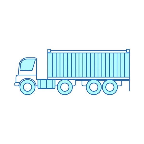 Illustrazione Vettoriale Icona Camion — Vettoriale Stock