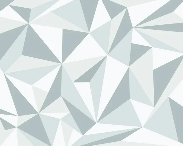 Abstract Wit Grijs Polygonaal Geometrische Achtergrond Vectorillustratie — Stockvector