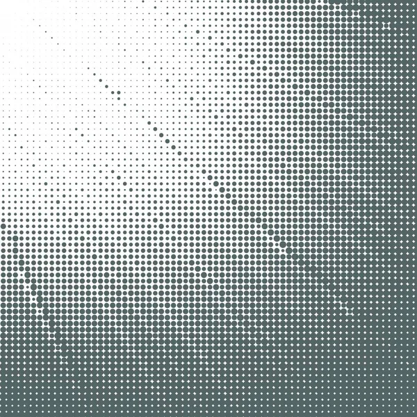 Schema Mezzitoni Una Serie Punti Texture Punteggiata Sfondo Bianco Sovrapposizione — Vettoriale Stock