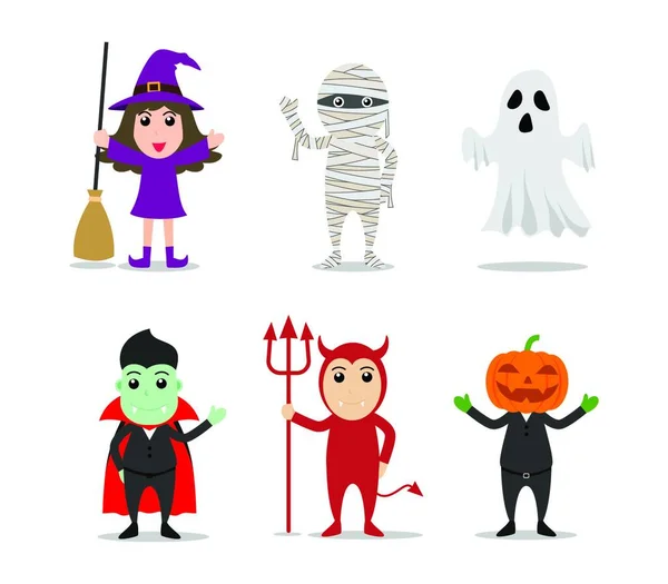 Halloween Party Vector Illustration — 스톡 벡터
