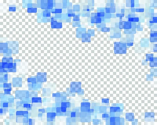 Fond Abstrait Bleu Blanc — Image vectorielle