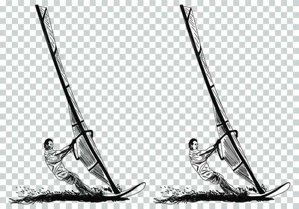 Vektorová Ilustrace Rybářského Prutu — Stockový vektor