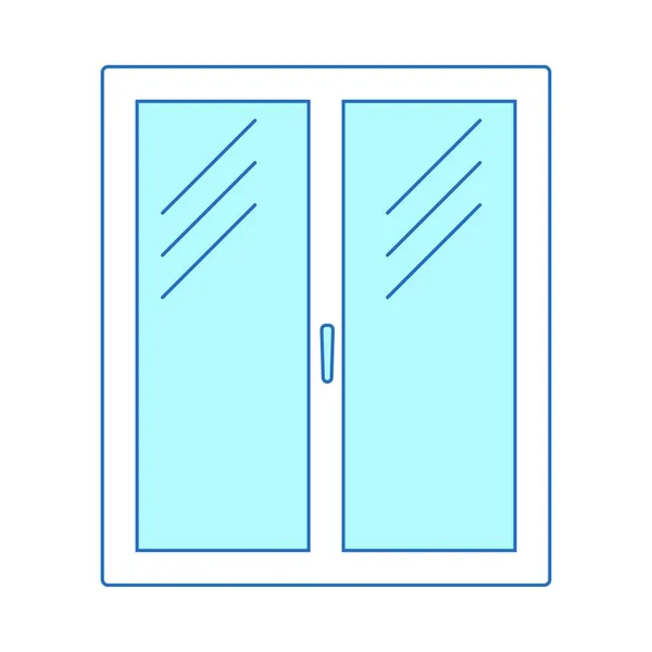 Vector Icono Ventana Aislado Fondo Blanco Para Diseño Web Aplicación — Vector de stock