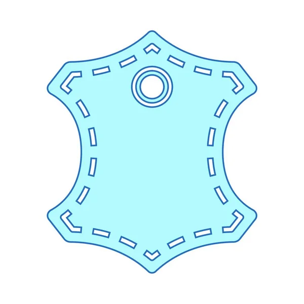 男性の青と白の線のアイコンのベクトル図 — ストックベクタ