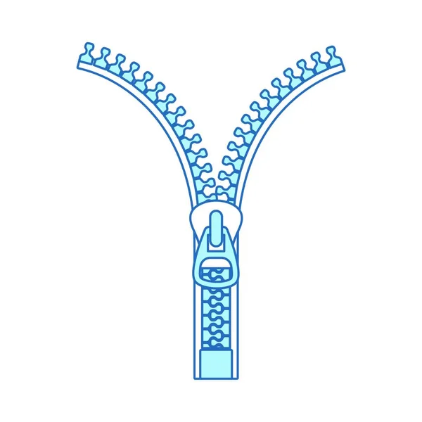 Icône Fermeture Éclair Illustration Contour Des Vêtements Icônes Vectorielles Pour — Image vectorielle