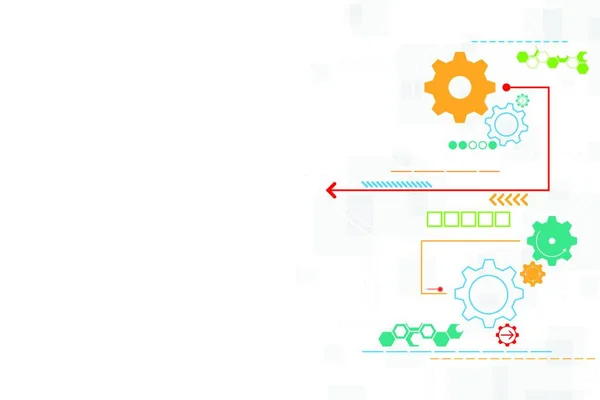 Contexte Abstrait Vectoriel Montre Innovation Des Concepts Technologiques Technologiques — Image vectorielle