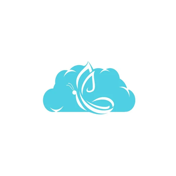 Дизайн Векторной Иконки Логотипа Облака — стоковый вектор