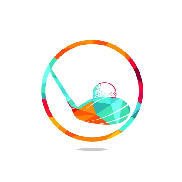 Soyut Çember Logo Şablonu Vektör Illüstrasyonu — Stok Vektör