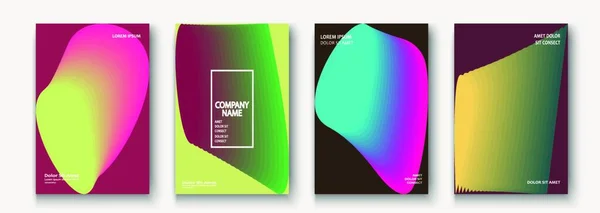 Trendy Coole Minimalistische Abstracte Moderne Covers Design Vector Dynamisch Kleurrijke — Stockvector