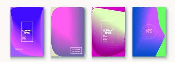 Trendy Coole Minimalistische Abstracte Moderne Covers Design Vector Dynamisch Kleurrijke — Stockvector
