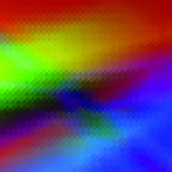 Kleurrijke Veelhoekige Achtergrond Rumpled Vierkant Patroon Laag Poly Textuur Abstracte — Stockvector