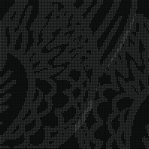 Halbtonmuster Punktesatz Gepunktete Textur Auf Schwarzem Hintergrund Overlay Grunge Vorlage — Stockvektor