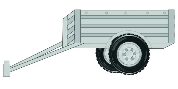 Ilustração Vetorial Caminhão Desenhos Animados — Vetor de Stock