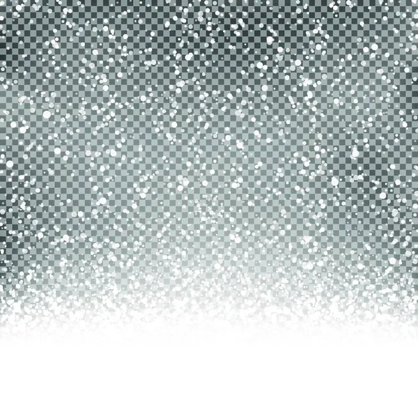 Fondo Abstracto Con Nieve Cayendo — Archivo Imágenes Vectoriales