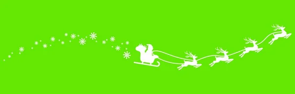 Illustration Eines Weihnachtlichen Hintergrunds Mit Einem Hirsch — Stockvektor